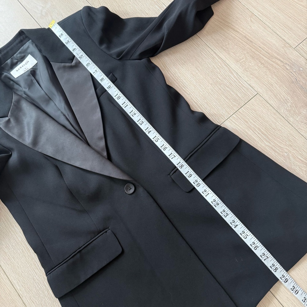Aritzia Babaton Yates Tuxedo Blazer in Black Women’s Size 4 - Picture 11 of 11